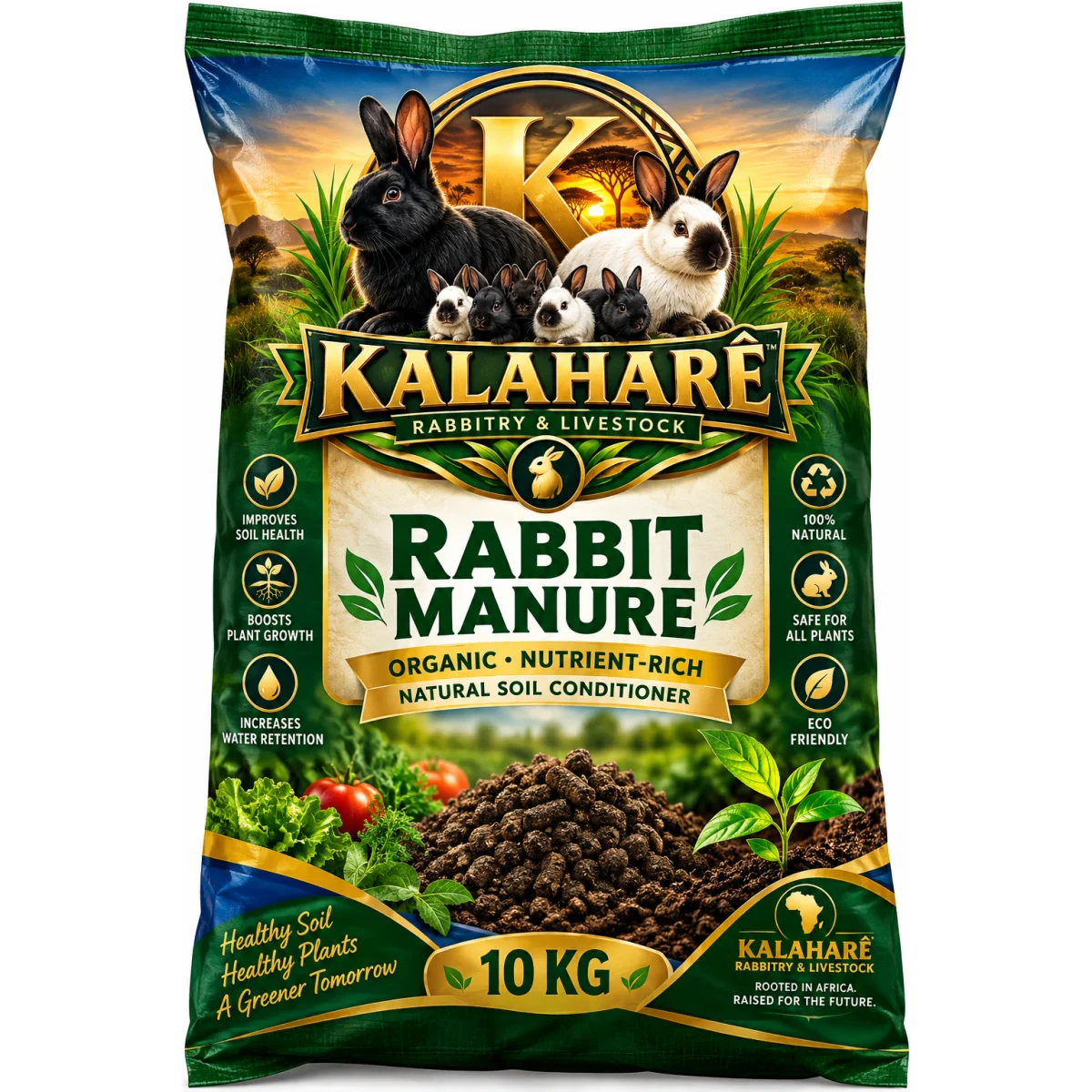 Kalaharê™ Rabbit Manure - 10kg Bag